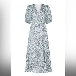 Club Monaco Easy Midi Wrap Dress Size 0